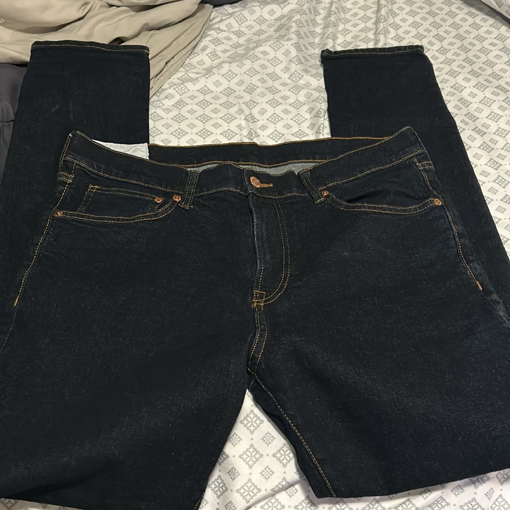 Men's Dark H&M & Denim Skinny Jeans - 36/32 - Picture 2 of 4